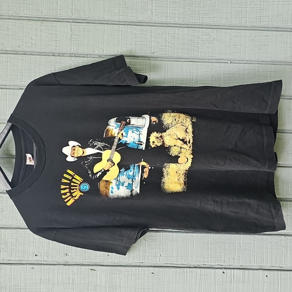 Ricky Van Shelton Concert T-Shirt Adult Unisex Size XL Flawed Used